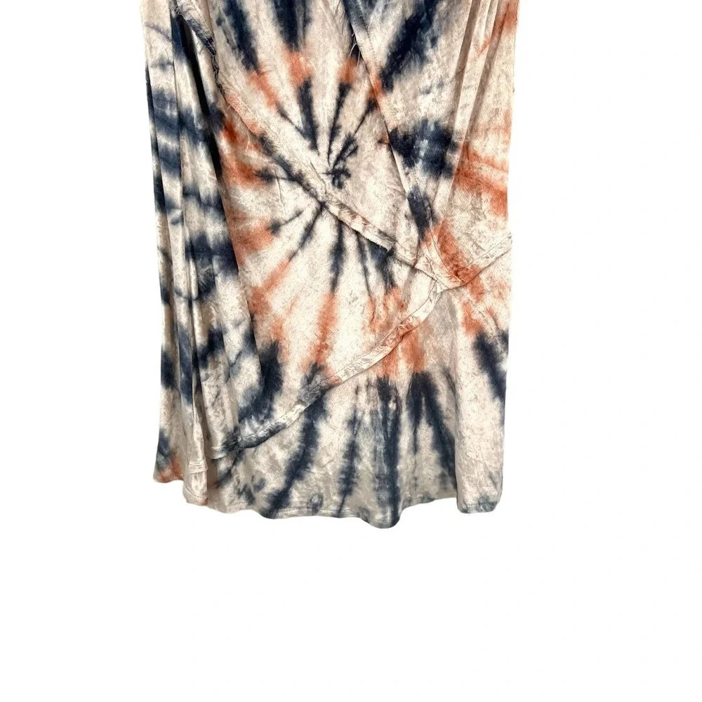 Free People Serious Swagger Tie Dye Skirt Crushed Velvet Size‎ Small - Picture 9 of 12